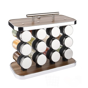 12ชิ้นสร้างสรรค์ขวดเครื่องเทศผู้ถือแก้วชุดสำหรับร้านค้า - Product Image 1