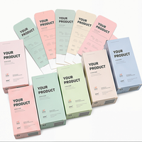 Boîtes cosmétiques rigides de luxe personnalisées, emballage en papier recyclable, insert en éponge, fermeture magnétique pour sérum, lotion et maquillage