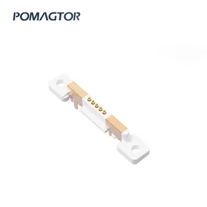 Suministro de fábrica 1.5A 12V Pogo Pin Conector magnético impermeable con resorte para 5Amp Pcb