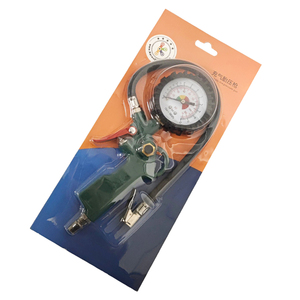 Pistola de Inflado de Neumáticos con Manómetro, Apta para Compresor, Auto, Motocicleta, Bicicleta, Camión - Product Image 1