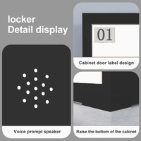 Casier intelligent ODM pour employés, casier à linge mobile express, serrure électronique en acier durable, nouveau design, casier intelligent