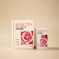 Elegante Scatola Regalo Quadrata Color Crema per Tè alla Rosa, Ecologica e Biodegradabile, Stampa UV Personalizzata, Logo Personalizzato, Vendita all'Ingrosso, Contenitore per Alimenti
