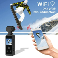 Cámara Oculta 4k Ultra HD, Cámara de Acción de Bolsillo, DVR Activo, Video a Prueba de Agua, Mini Cámara Deportiva con Wifi y Rotación de 270°