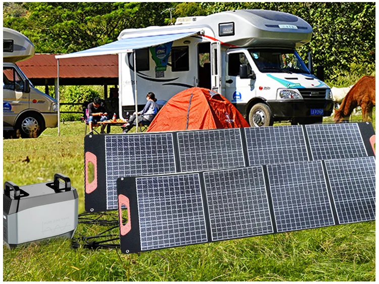150W Foldable Solar Panel System Portable Flexible Solar Panel For Home Solar Generator - Portable Solar Panel - 8
