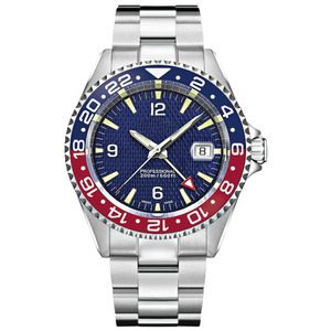 Bisel azul <span class=keywords><strong>San</strong></span> <span class=keywords><strong>Martin</strong></span> de buceo reloj mecánico automático de los <span class=keywords><strong>relojes</strong></span> de buceo - Product Image 2