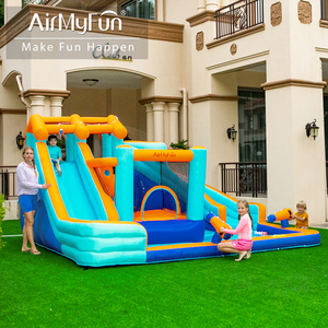 Bán buôn Đảng bouncy trẻ em nảy lâu đài Inflatable nhà bị trả lại với bóng Pit trượt nước lâu đài cho sự kiện bên - Product Image 6
