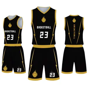 Full Sublimation Custom Quick Dry Blank Basketball Uniforms Reversible Basketball Jersey