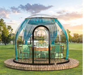 PC mobile pour l'extérieur, tente extérieure pour hôtel, tentes dôme pour salle étoile à bulles, tente à bulles <span class=keywords><strong>transparente</strong></span> - Product Image 2