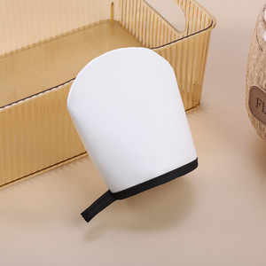 Guantes de Baño Cuadrados de Cuero Reutilizables Clásicos para Aplicar Loción, Tinte Corporal, Humectante, Protector Solar y <span class=keywords><strong>Autobronceador</strong></span>, Fáciles de Usar - Product Image 2