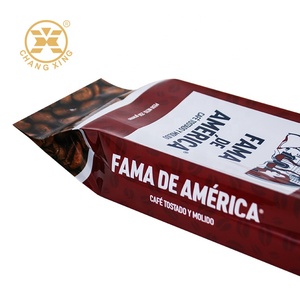 Sacs d'emballage pour café de qualité alimentaire imprimés en usine en Chine, 250g, 500g, 1kg, avec valve et fermeture éclair - Product Image 3