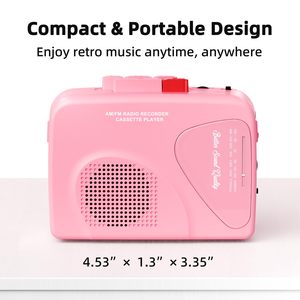 Lecteur de <span class=keywords><strong>cassette</strong></span> rétro, magnétophone, radio AM/FM, retournement automatique, portable, MP3 numérique, haut-parleurs intégrés, manuel, piles 2AA - Product Image 6