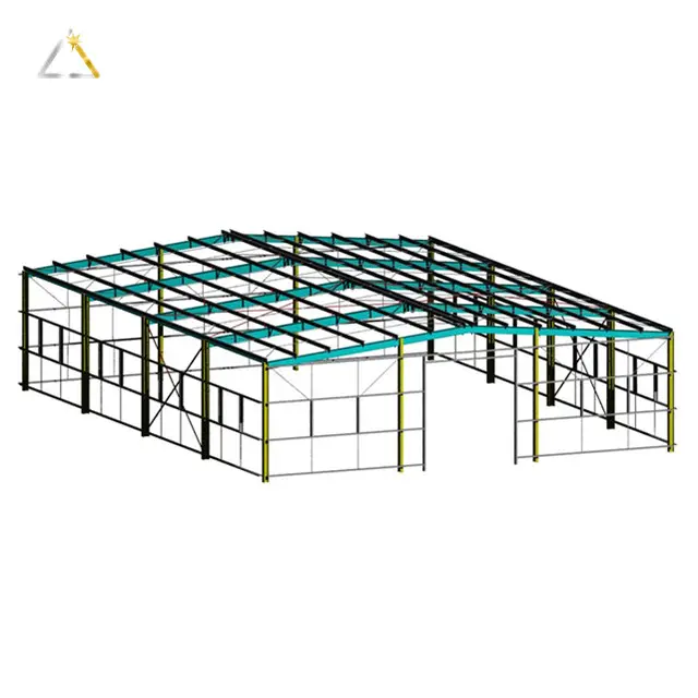 20X60 Acier 2020 Kits de construction de hangar de garage à cadre métallique préfabriqué 2021 Hangar préfabriqué Entrepôt de stockage