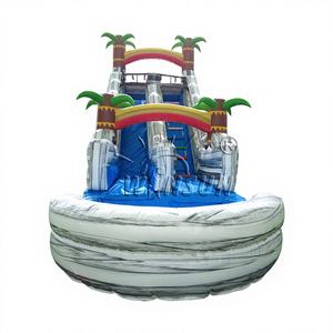 Toboggan aquatique gonflable pirate en PVC pour parc aquatique extérieur, idéal pour centre commercial - Product Image 1