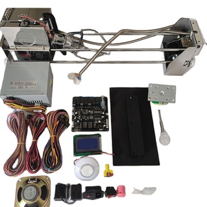 ชุดเครื่องเกมอาร์เคดแบบ DIY พร้อมเครนโลหะขนาด 53/71 ซม. สำหรับตุ๊กตาตุ๊กตาขนนุ่ม พร้อมตัวรับเหรียญ ชุดอุปกรณ์ครบชุด ใช้พลังงานแบบชาร์จได้ - Product Image 4