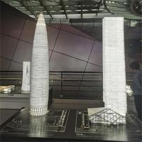 Maqueta de Edificio de Oficinas Arquitectónico, Diseño Personalizado, Escala 1:100, Iluminación LED, Forma y Color Personalizados, Plástico ABS, Solución Completa