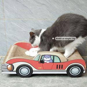 Rascador para Gatos en Forma de Coche Deportivo Rojo, Túnel de Papel con Diseño de Dibujos Animados, Juguete para Gatos para Combatir el Aburrimiento - Product Image 5