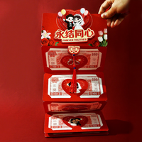 OEM ODM Service Beschichteter Papier-Hongbao-Umschlag für Hochzeits-Geldgeschenkverpackung