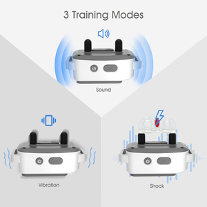 <span class=keywords><strong>Collar</strong></span> de entrenamiento para perros alimentado por IA con detección de ladridos Pantalla a color 3 modos de entrenamiento IPX7 Impermeable Recargable Ecológico - Product Image 6