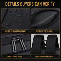 Sac à dos professionnel extensible OEM personnalisé avec rangement optimisé pour appareils et fonctionnalités de voyage pour importateurs de marques