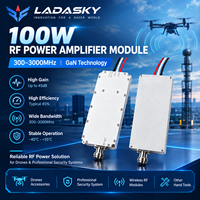 Module amplificateur de puissance RF 100W 300-3000MHz, fréquence personnalisable, module RF sans fil GaN pour drones, système de sécurité professionnel