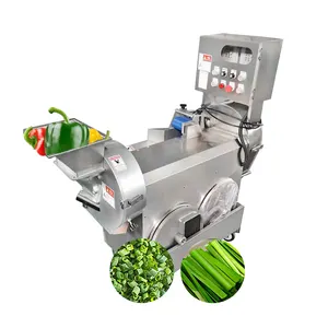 Mesin pencincang sayuran elektrik 6 cakram pemotong, prosesor makanan komersial multifungsi untuk peralatan dapur restoran