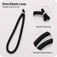Cordes élastiques pour bâches avec crochets, 100 pièces, en latex noir, écologiques, résistantes aux UV, 20 kg, OEM pour Harbor Freight, petites, réglables