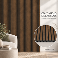 Panneau mural en polystyrène effet bois pour la décoration de la chambre à coucher, du bureau et de la chambre d'hôtel