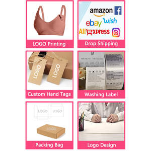 Venta al por mayor S <span class=keywords><strong>M</strong></span> L XL inalámbrico comodidad mujeres Jelly Strip sin costuras embarazo dormir lactancia maternidad enfermería sujetador - Product Image 6