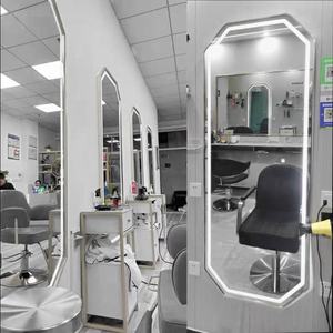 Juego de Muebles de Salón de Belleza con Espejo Ovalado Cuadrado de Diseño Moderno y Lujo Ligero, Precio de Fábrica - Product Image 3