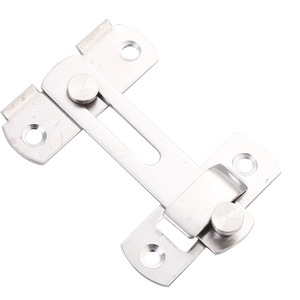 Stainless Steel <b>Door</b> Latch 90/180 Degree Thickened Industrial Design For <b>Barn</b> Sliding <b>Doors</b> Right Angle Bolt <b>Lock</b> - Product Image 5