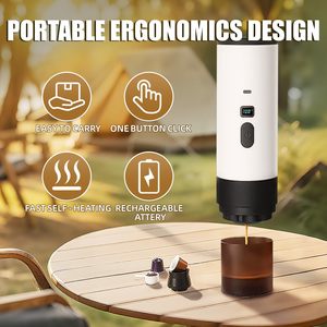 Cafetera Eléctrica Portátil 3 en 1, Cafetera de Viaje para Acampar, Cafetera para Auto con Autocalentamiento y USB-C - Product Image 2