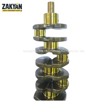 Diesel Engine Forged Steel Crankshaft Assembly 4JJ1 Construction Machinery Parts