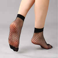 Nouveauté : 6 styles de bas en dentelle résille, antidérapants, à motif Argyle, chaussettes sexy pour femmes