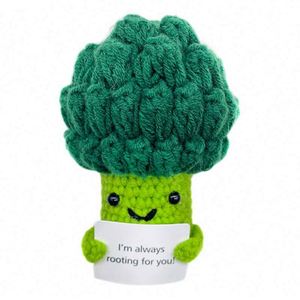 Venta al por mayor de juguetes de peluche de patatas de ganchillo hechos a mano, con energía positiva, para alivio del estrés, de costura y tejido. - Product Image 1