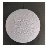 Resure Algodón Crochet Judío Kippah Sombrero Kippot Top Kipot Kipa Judiaca Skull Cap