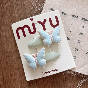 2 pezzi all'ingrosso dolce fermaglio per capelli a farfalla Set di carine animali in resina per capelli per bambini e ragazze accessori per capelli gioielli - Product Image 6