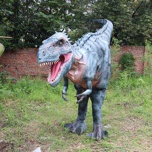 Dinosaurio de disfraz realista <span class=keywords><strong>t</strong></span>-<span class=keywords><strong>rex</strong></span>, tamaño real, hecho a mano, a la venta - Product Image 2
