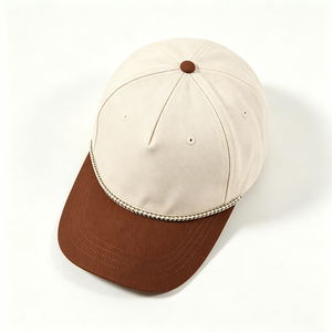 Gorra de Béisbol Deportiva Personalizada de Dos Tonos, Visera en Contraste, Corona Estructurada, Algodón Lavado, Gorras Unisex de Dos Colores, Venta al Por Mayor OEM - Product Image 3