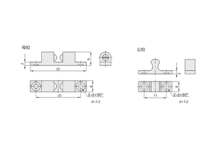 Serrure à charnière magnétique pour armoire de distribution d'équipements haute tension extérieurs en acier inoxydable 304, pour chambres et hôpitaux - Product Image 5
