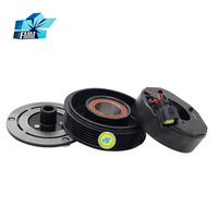 Roulement de haute précision 114 mm 12 V 6PK, rotation fluide sans résistance, embrayage de compresseur AC pour CHERY TIGGO 7