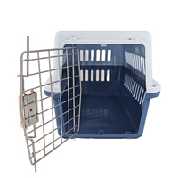 Portable S M L taille voyage Cages de transport pour animaux de compagnie en plastique chien chat boîte de Transport Cages pour animaux de compagnie sac transporteur et caisses pour l'utilisation de l'espace de voiture