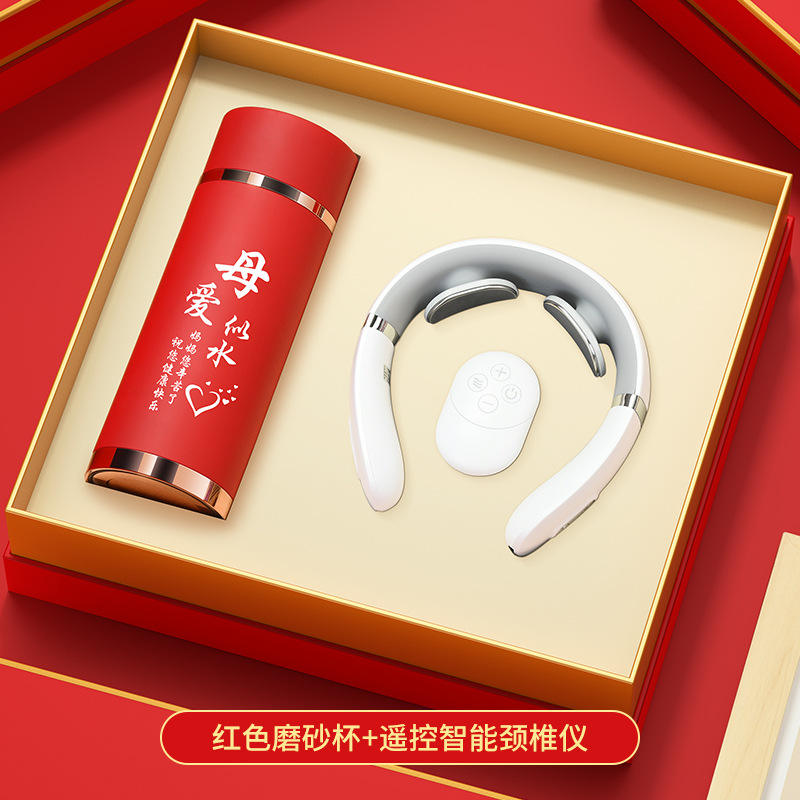 Red Mother's Love Scrub Cup Massager Remote Control Gift Box