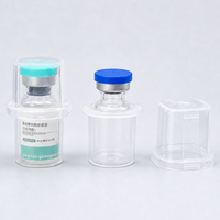 Boîtes en plastique transparent de 3 ml/10 ml (lot de 10) pour flacons, avec logo personnalisé, pour poudre lyophilisée, vaccins et peptides – Vente en gros