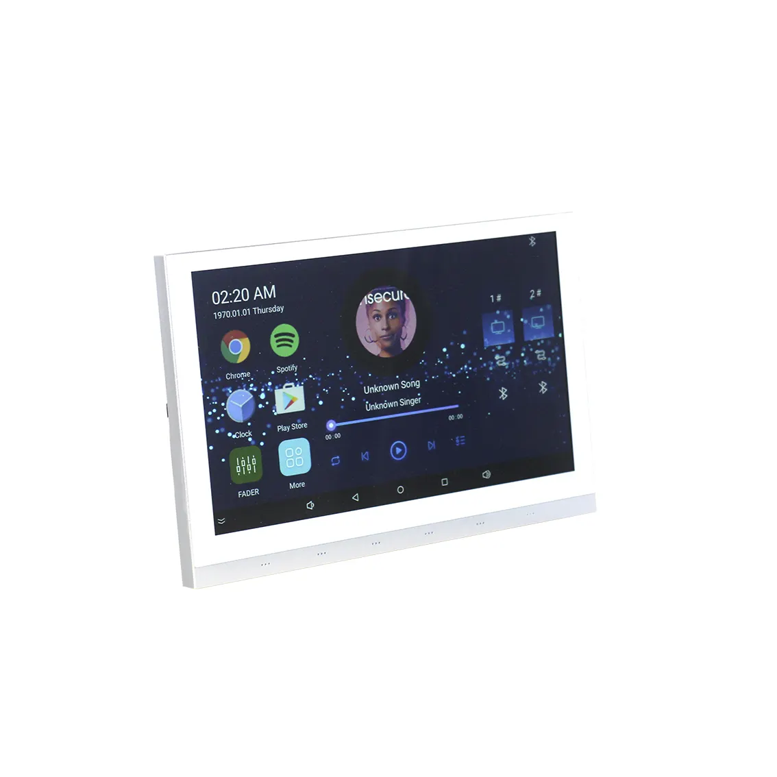 Touch Screen 8x25w Wifi App Remote Control Wall Amplifier Wireless Stereo BlueTooth In Wall Amplifier With Ceiling Speaker