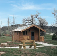 Kits de cabanes de petite taille pour camping-cars et stations de villégiature, 1 chambre