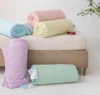 Couverture d'été en soie glacée sensation fraîche, matelassée en fibres rafraîchissantes de classe A, légère, lavable en machine, literie moderne et minimaliste pour la maison
