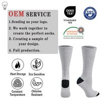Chaussettes de Travail en Bambou Premium AR 008 pour Hommes et Femmes, Évacuation de l'Humidité, Élimination des Odeurs, Chaussettes Respirantes