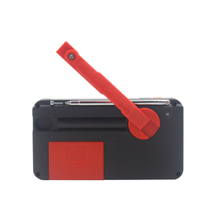 Солнечная аварийная погода NOAA радио Динамо Ручной самозаряжаемый AM FM WB радио Светодиодный фонарик 1000 мАч Зарядное устройство для телефона - Product Image 4