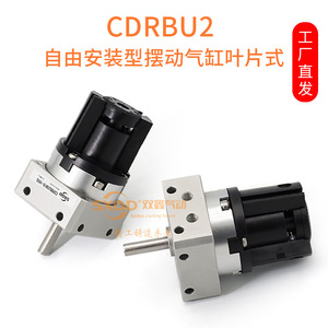 Cylindre pneumatique oscillant Shuangxin CDRBU2SW10 15 20 25 30 40 90 180 270 SZ, corps en aluminium, cylindre rotatif pneumatique - Product Image 3