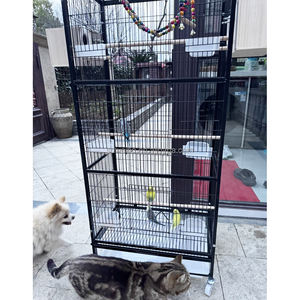 Perroquet perruche ara Finch oiseau de compagnie ou petit chat <span class=keywords><strong>Cage</strong></span> Villa pour l'élevage d'oiseaux - Product Image 2